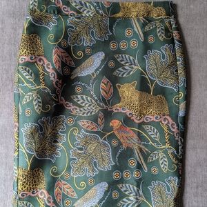 J.Crew No. 2 Jacquard Embroidered Pencil Skirt